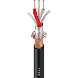 Кабель DMX Roxtone DMX001/100 Black 100.0m