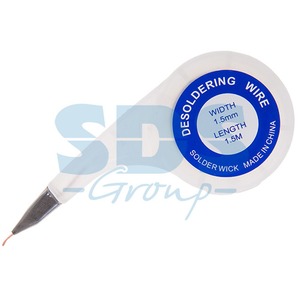 Средство для удаление припоя Rexant 09-3033 Медная лента для удаления припоя (1 штука)