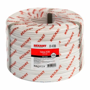 Кабель управления и контроля Rexant 01-4700 КСПВ 2 х 0,4 мм (500 метров)