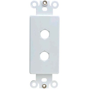 Вставка в рамку MT Power 89507017 Decora 2-Port Insert Wall Plate White