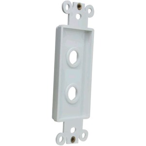 Вставка в рамку MT Power 89507017 Decora 2-Port Insert Wall Plate White