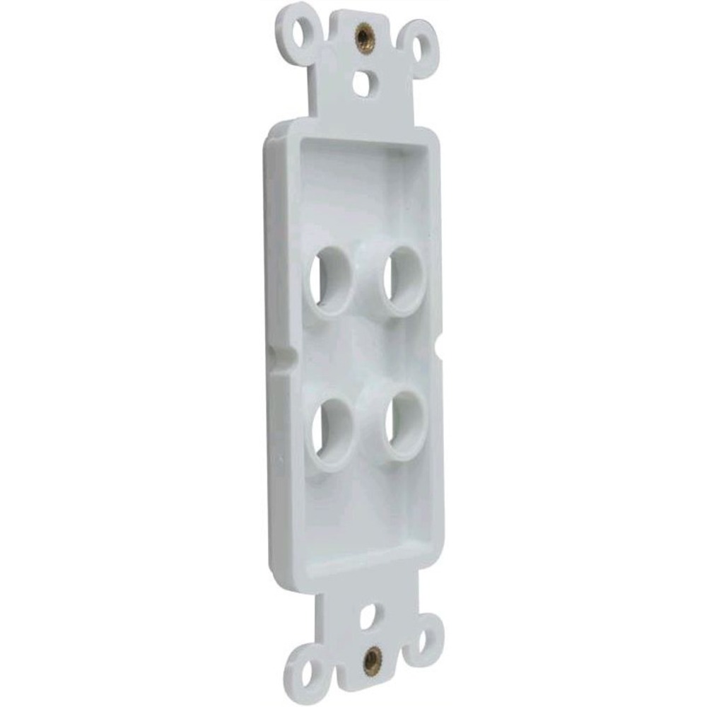 Вставка в рамку MT Power 89507018 Decora 4-Port Insert Wall Plate White