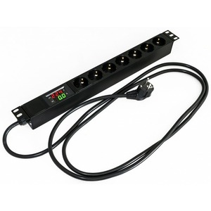 Распределитель питания Hyperline SHE19-7SH-AV-2.5EU