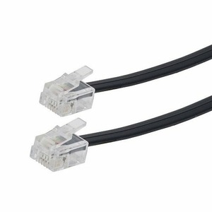 Кабель Телефонный Cablexpert TC6P4C-3M-BK 3.0m
