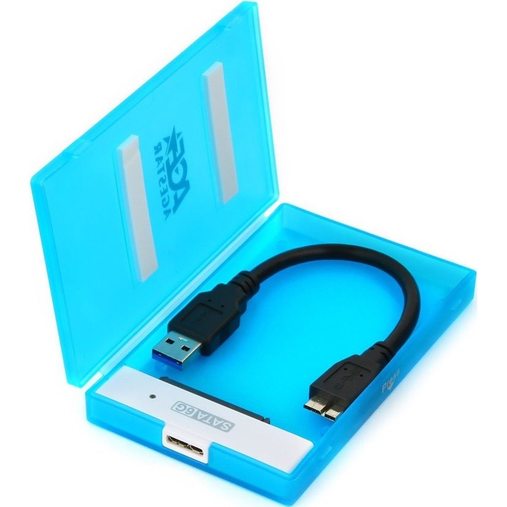 USB 3.0 Внешний корпус 2.5 AgeStar 3UBCP1-6G (BLUE)