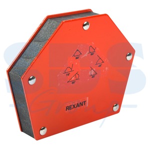 Магнитный угольник-держатель для сварки Rexant 12-4833 на 6 углов усилие 34 кг