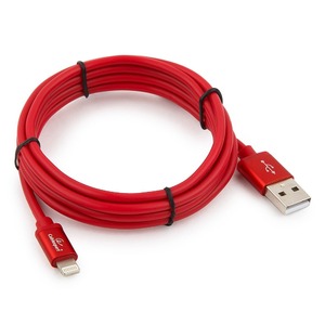 Lightning USB кабель Cablexpert CC-S-APUSB01R-3M 3.0m