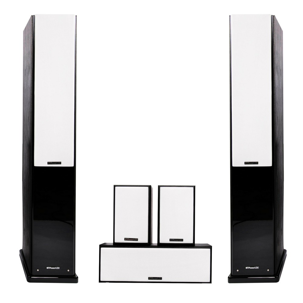 Комплект колонок MT Power 89509035 Elegance-2 Set-5.0 Black (White grills)