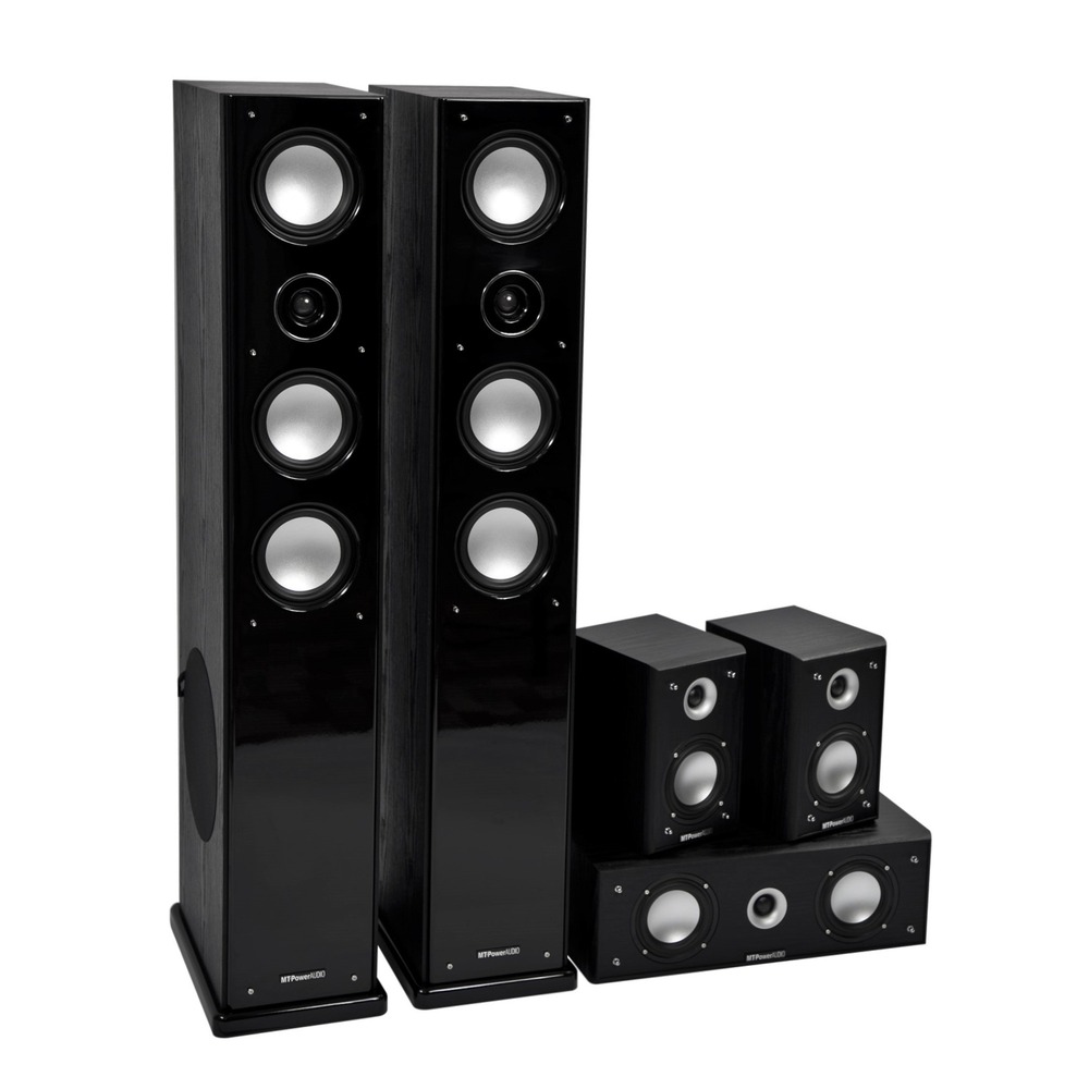 Комплект колонок MT Power 89509035 Elegance-2 Set-5.0 Black (White grills)