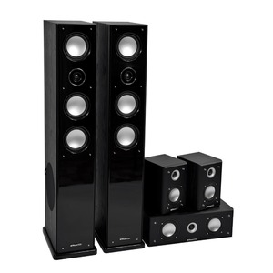 Комплект колонок MT Power 89509035 Elegance-2 Set-5.0 Black (White grills)