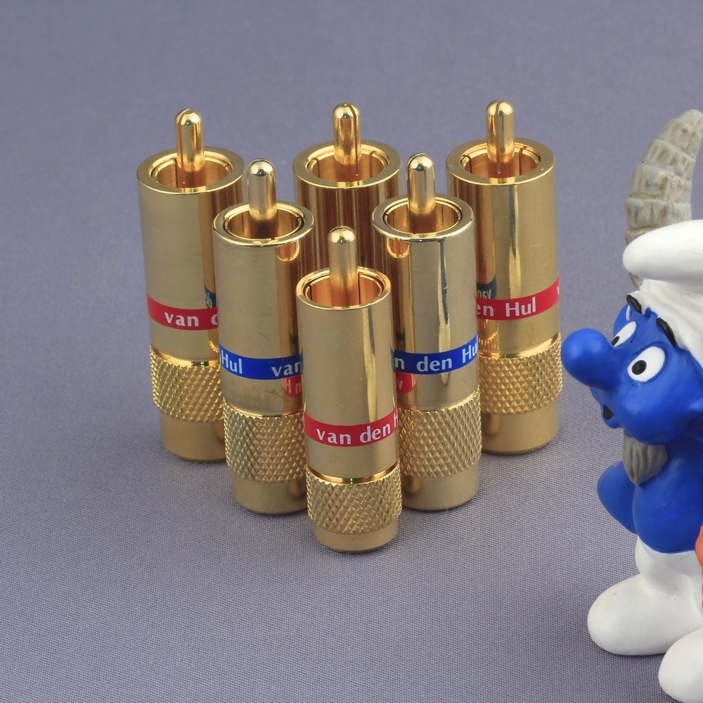 Разъем RCA Van Den Hul C-8.0 Gold (Blue)