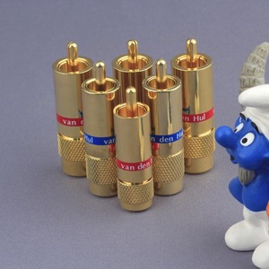 Разъем RCA Van Den Hul C-12.0 Gold (Blue)