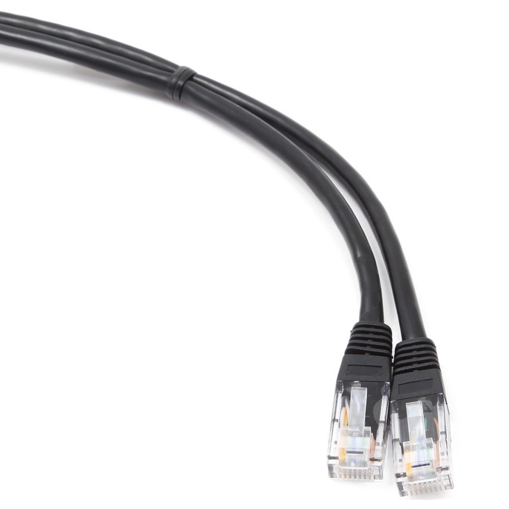 Патч-корд UTP Cablexpert PP12-1.5M/BK 1.5m