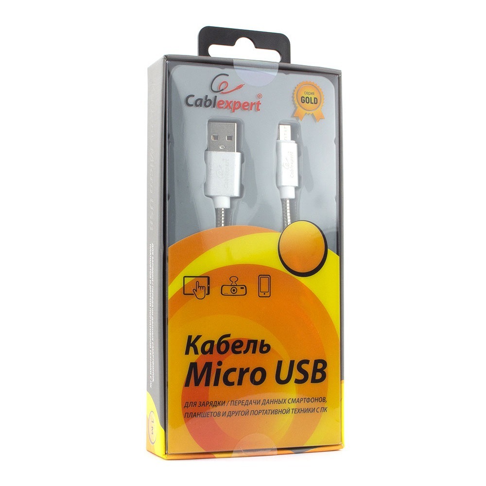 Micro USB кабель Cablexpert CC-G-mUSB02S-0.5M 0.5m
