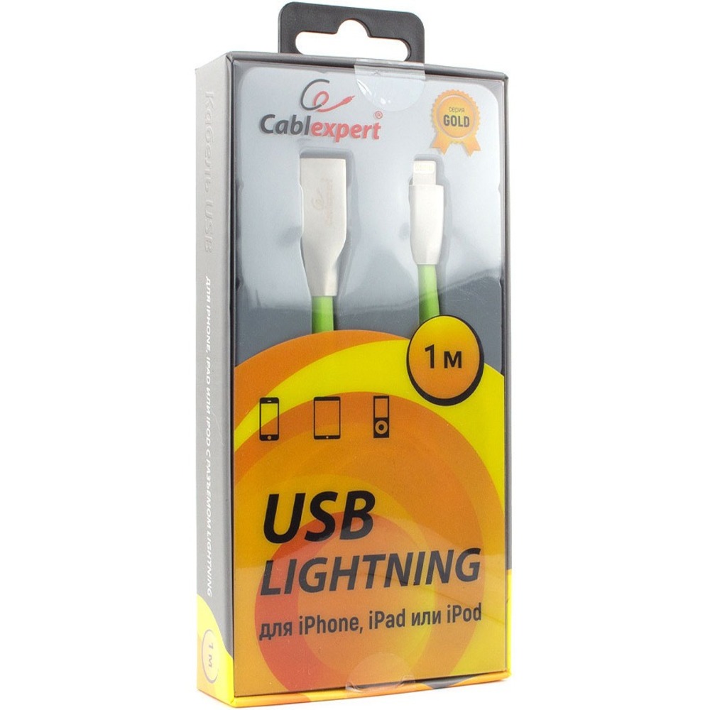 Lightning USB кабель Cablexpert CC-G-APUSB01Gn-1M 1.0m