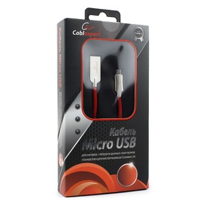 Micro USB кабель Cablexpert CC-P-mUSB02R-1.8M 1.8m