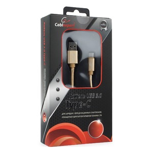 Кабель USB Cablexpert CC-P-USBC03Gd-1M 1.0m