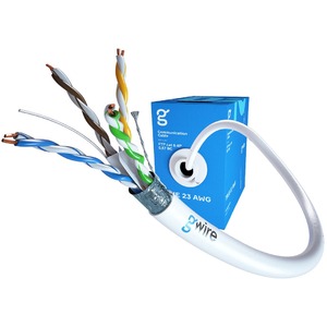Отрезок кабеля витая пара GWire (арт. 5002) F/UTP CAT6 4PR 23 AWG (12601) 4.5m