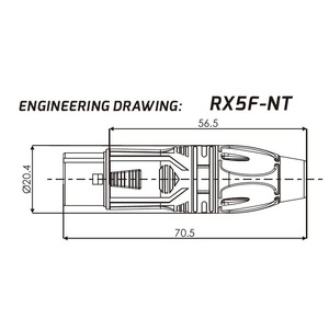 Разъем XLR (Мама) Roxtone RX5F-BT