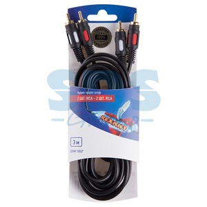 Кабель аудио RCA - RCA Rexant 06-3044 Gold 3.0m