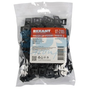 Площадка для кабеля Rexant 07-2105 для крепления стяжки (100 штук)