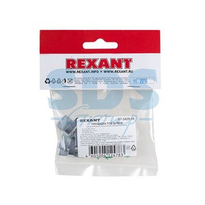 Площадка для кабеля Rexant 07-2425-10 металлические с клипсой (10 штук)
