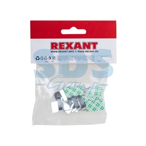Площадка для кабеля Rexant 07-2425-10 металлические с клипсой (10 штук)