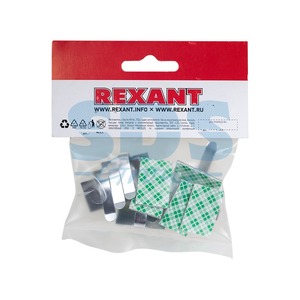 Площадка для кабеля Rexant 07-2430-10 металлические с клипсой (10 штук)