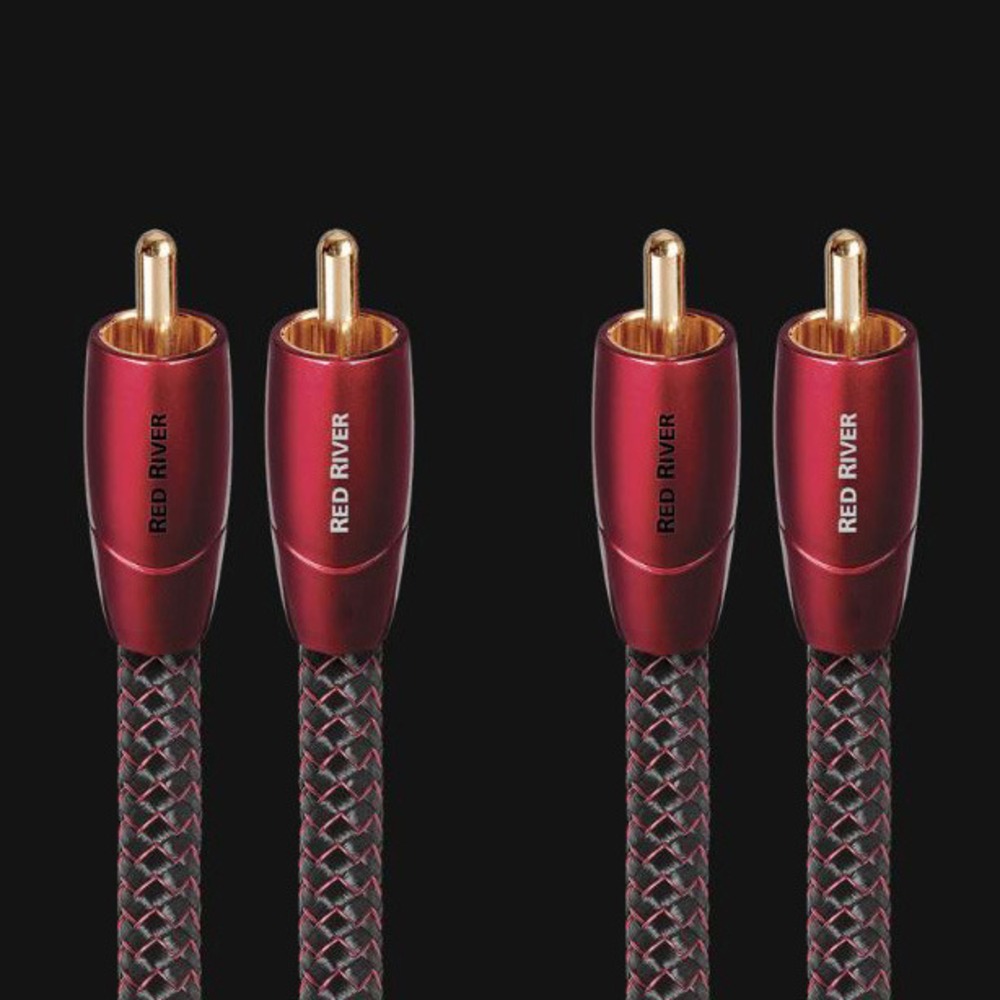 Кабель аудио RCA - RCA Audioquest Red River 2RCA-2RCA 0.5m