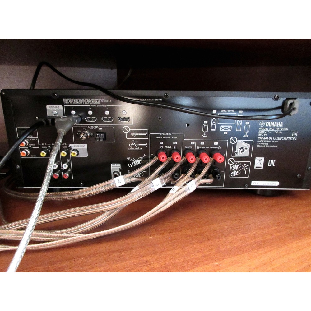 AV-Ресивер Yamaha RX-V385 Black