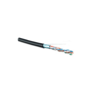 Отрезок кабеля витая пара Hyperline (арт. 5468) FUTP4-C5E-S24-OUT-PE-BK 1.7m