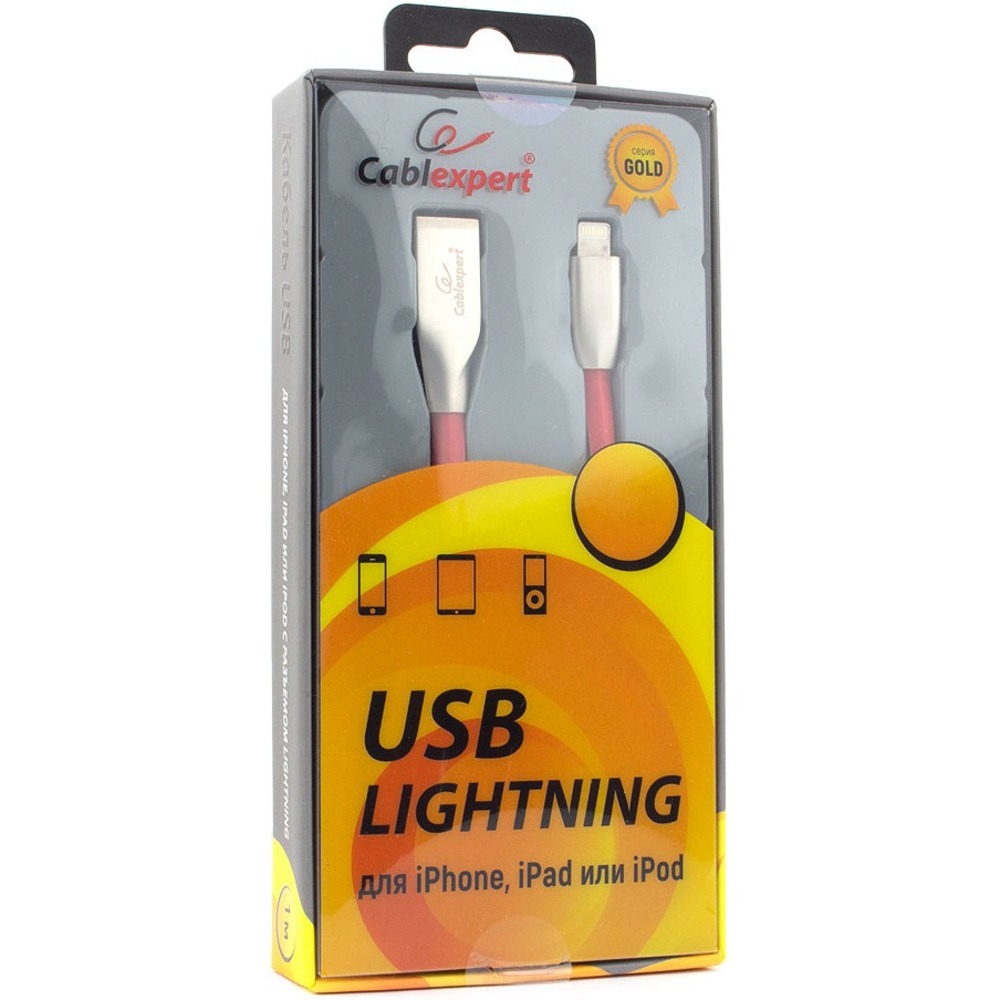 Lightning USB кабель Cablexpert CC-G-APUSB01R-3M 3.0m