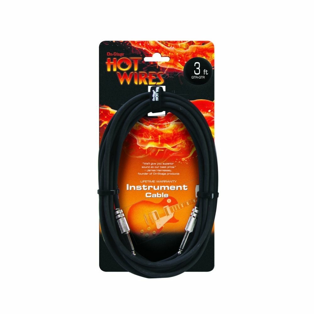 Кабель аудио Jack - Jack OnStage IC-3 0.9m