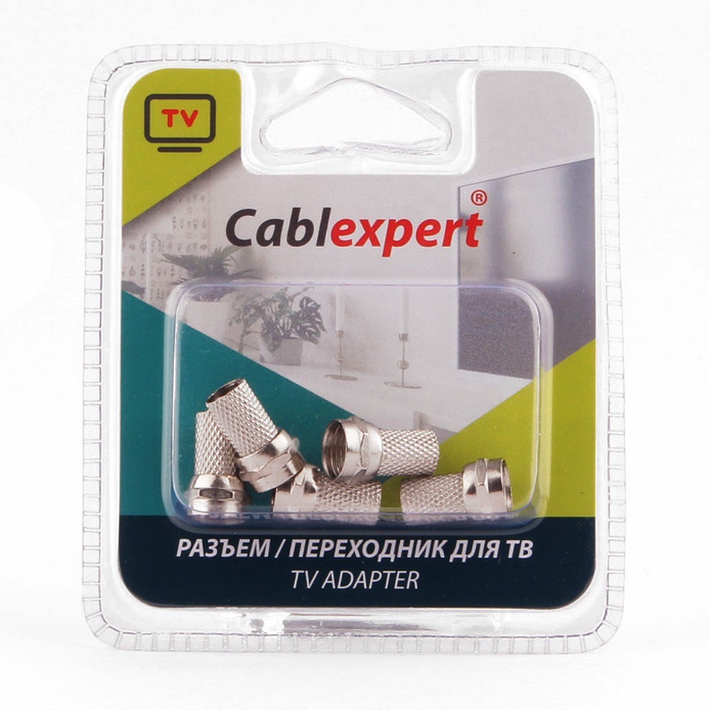 Разъем антенный F-типа Cablexpert SPL6-01