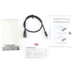 Внешний корпус для 2.5 AgeStar 3UB2P4 (TRANSPARENCY)