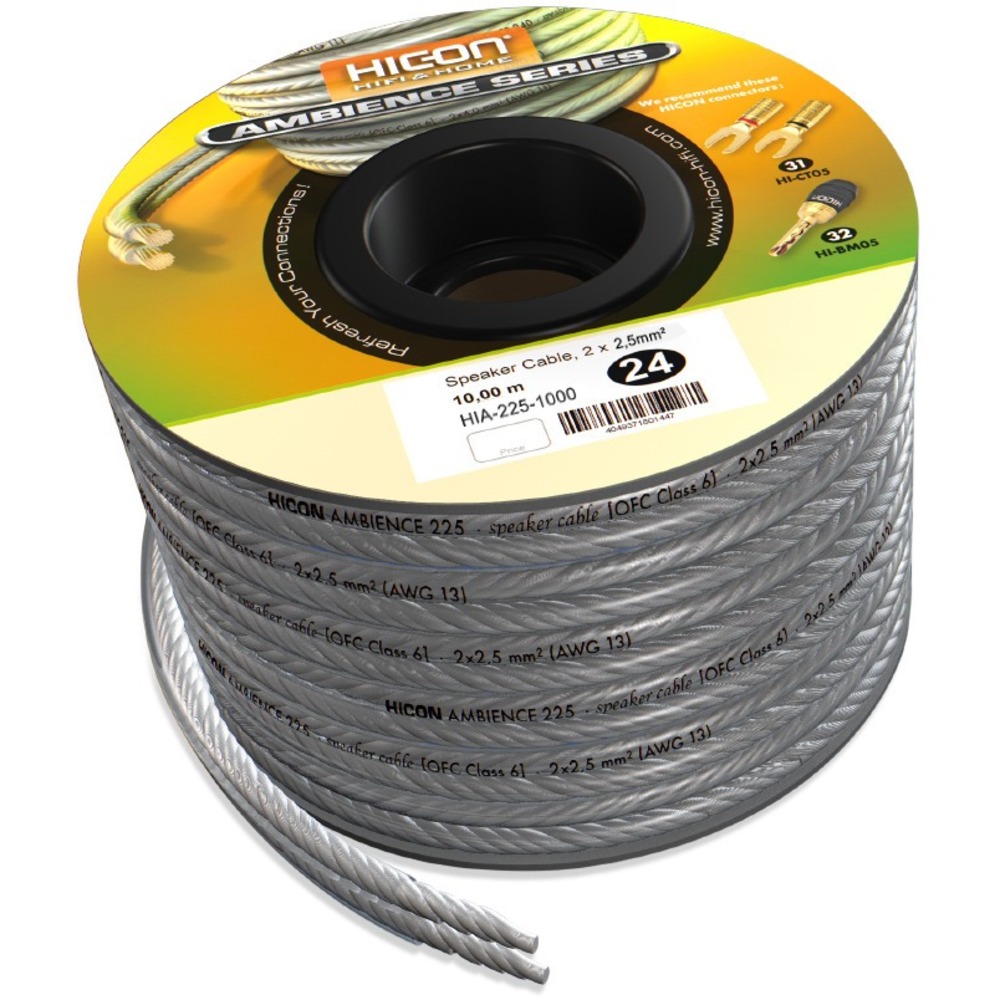 Кабель Акустический HIC-ON HIA-225-1000 10m