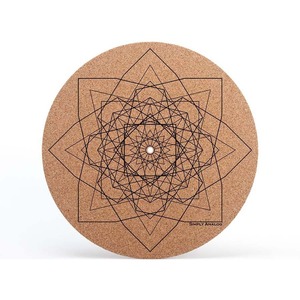 Мат для виниловых пластинок Simply Analog (SACS007) Cork Slip Mat Geo