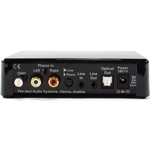Фонокорректор Pro-Ject Optical Box E Phono Black