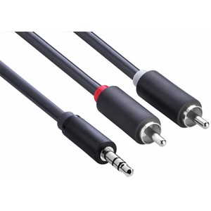 Кабель аудио Jack - RCA Greenconnect GCR-51722 0.5m