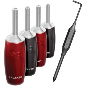 Разъем Акустический Audioquest SureGrip507 Banana Silver (Set 4)