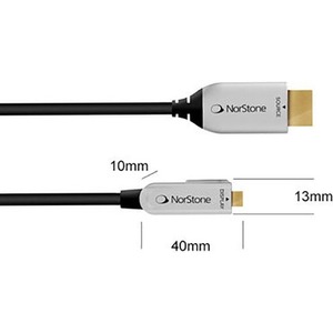 Гибридный оптоволоконный кабель HDMI Norstone Jura HDMI-OPTIC 200 20.0m