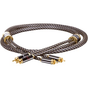 Кабель аудио RCA - RCA DYNAVOX Black Line Stereo Cable (207479) 0.6m