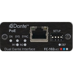 Двухканальный кодер аудиосигнала в интерфейс Dante Kramer FC-102NET