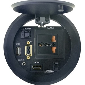 Модуль для подключения с разъемами VGA, HDMI, USB, RJ45, miniJack 3,5 мм Kramer RTBUS-25XL(B)