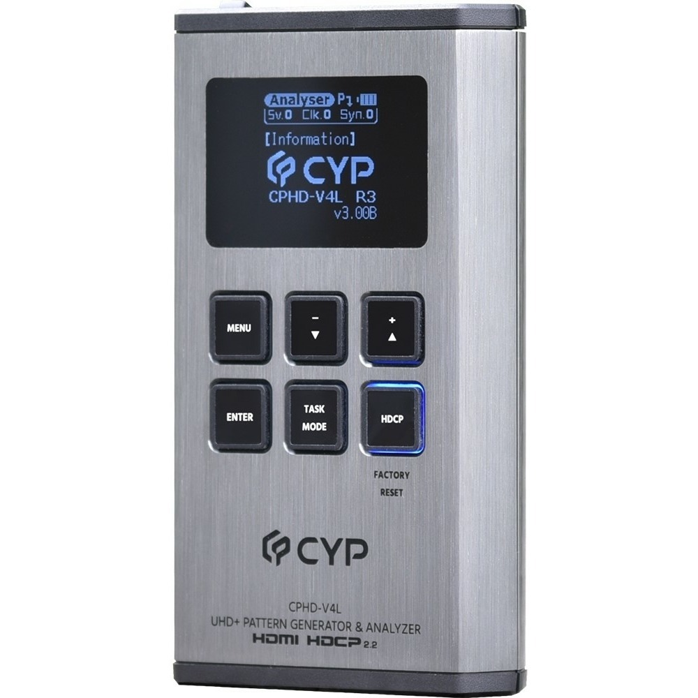 Портативный генератор, анализатор сигналов, кабельный тестер HDMI 4K Cypress CPHD-V4L