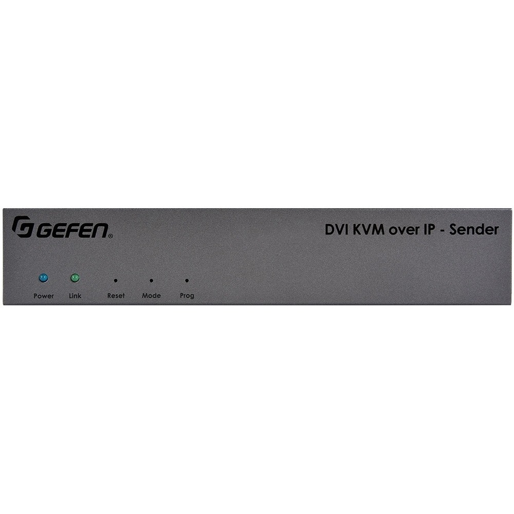 Передатчик сигналов DVI-D, USB, RS-232, аудио и ИК в Ethernet с проходным выходом DVI Gefen EXT-DVIKA-LANS-TX