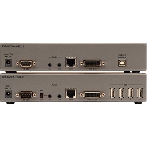 Комплект устройств для передачи DVI/HDMI, USB, RS-232 и двустороннего аудио по витой паре Gefen EXT-DVIKA-HBT2