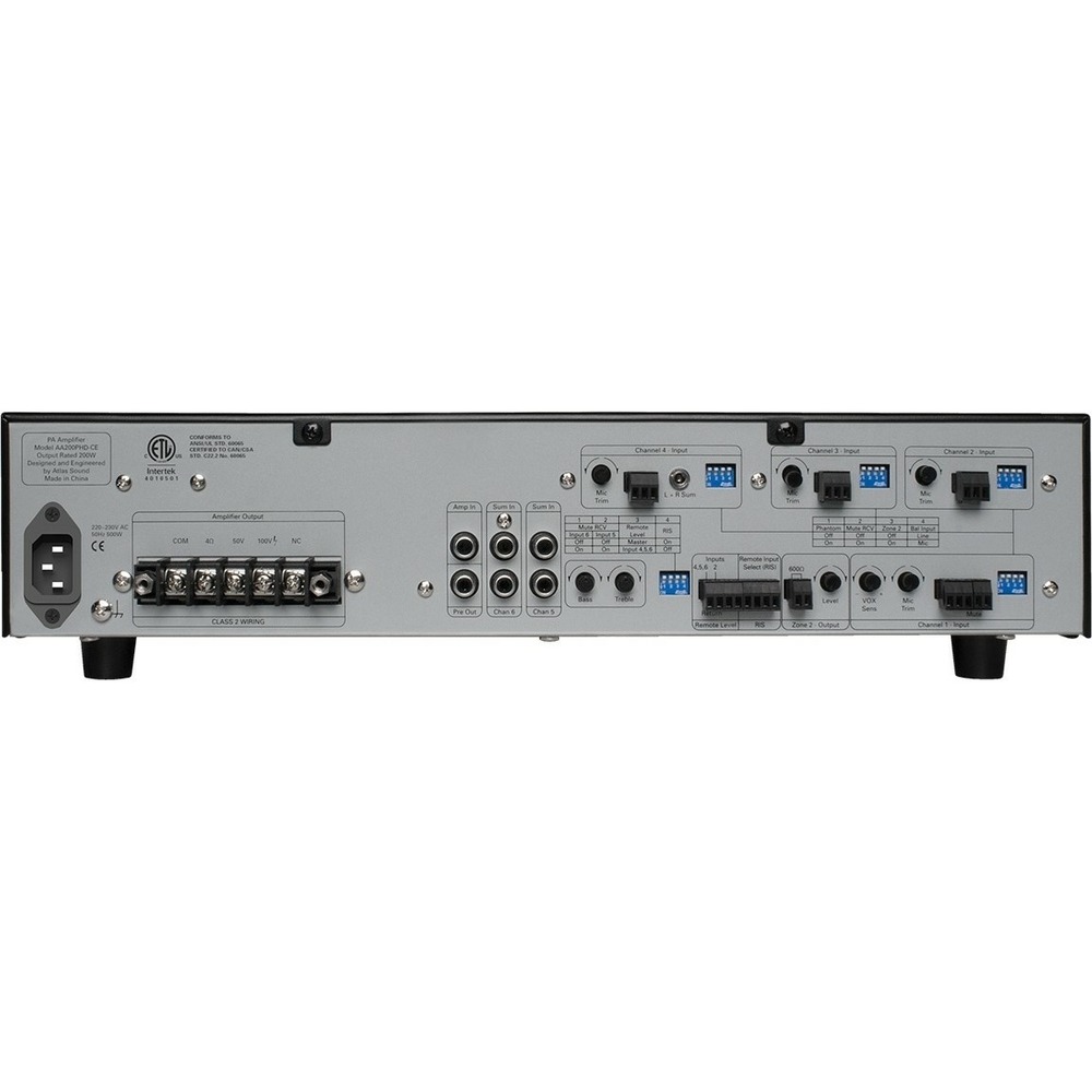 6-канальный микшер-усилитель Atlas IED AA200PHD-CE