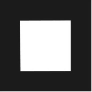 Рамка для одного модуля 45x45 мм Audac CF45S/B