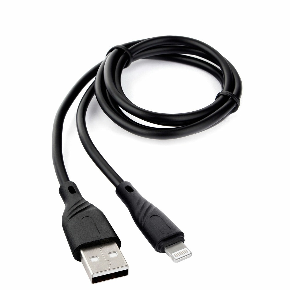 Кабель USB 2.0 Тип А - Lightning Cablexpert CCB-USB-AMAPO1-1MB 1.0m